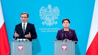 Beata Szydło i Zbigniew Ziobro o zmianach w zawodzie komornika