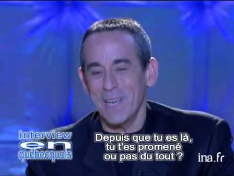 Interview in Quebecois with Stéphane Rousseau - INA Archive