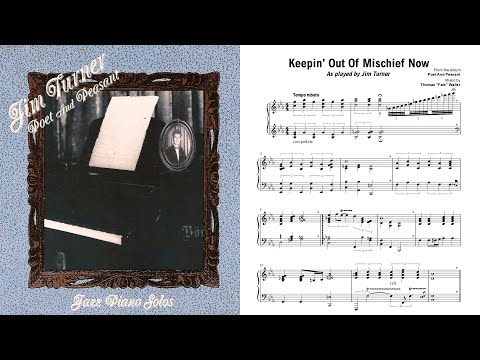Jim Turner - Keepin' Out Of Mischief Now (Fats Waller) | Sheet music transcription