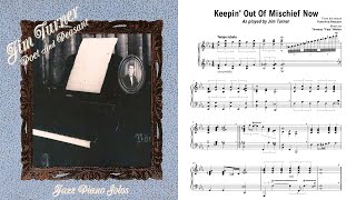 Jim Turner - Keepin&#39; Out Of Mischief Now (Fats Waller) | Sheet music transcription