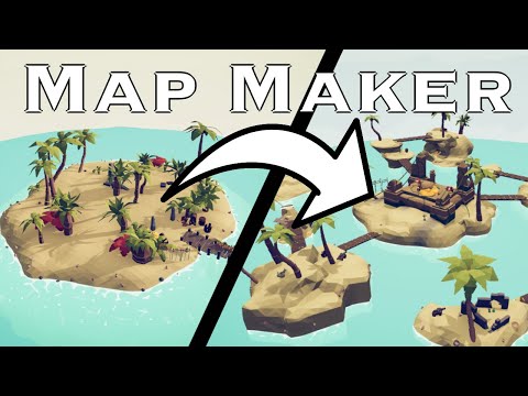 Making PIRATE ISLANDS With The NEW MAP MAKER in TABS!