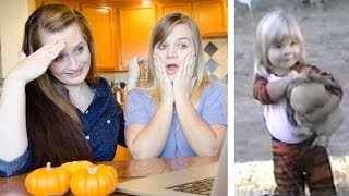 SISTERS REACT TO HOME VIDEOS!