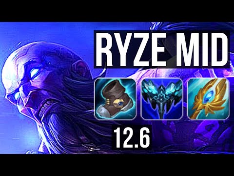 RYZE vs SYNDRA (MID) | 11/2/7, Legendary, 1.3M mastery, 600+ games | EUW Master | 12.6
