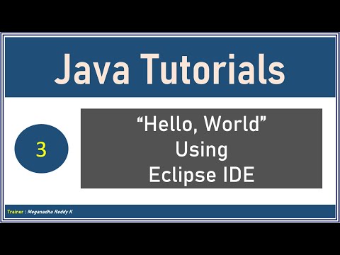 Java Tutorials Hello World From Eclipse Ide 3