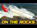 BOAT CRASHES INTO ROCKS AT BOCA INLET | HUGE MISTAKE !! BOAT ZONE