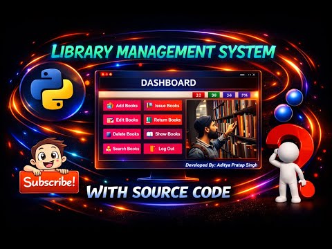 Library Management System With Tkinter In Python Ll With Source Code Ll Python Project L Application