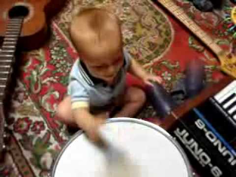 rulian plays the drum