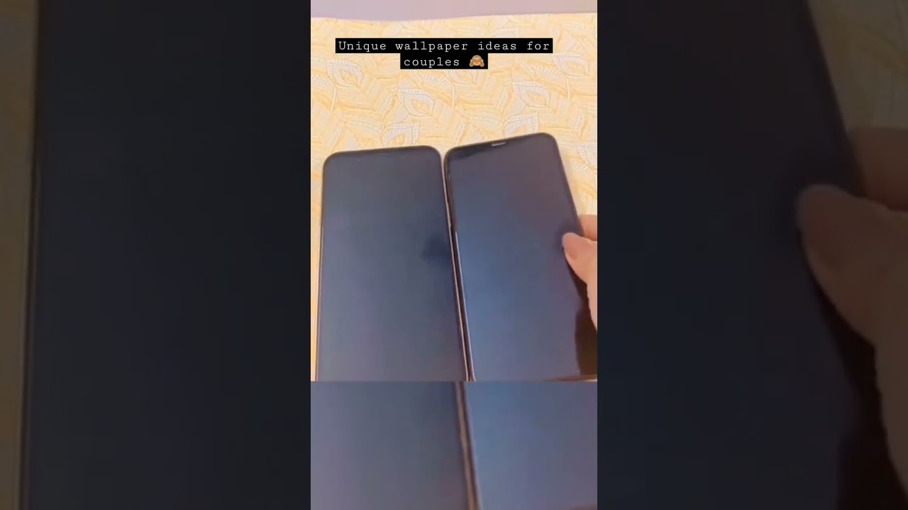 Unique wallpaper ideas for couples 🙈 #tiktok #love #shorts #viral #youtube #bts #couple #trending