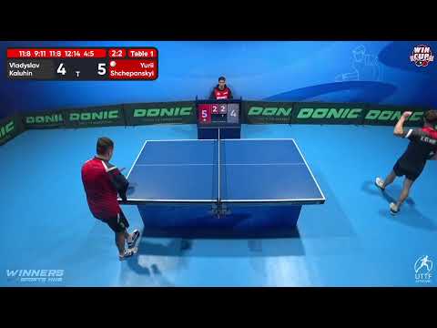 02:30 Vladyslav Kaluhin 3-2 Yurii Shchepanskyi West 5 WIN CUP 17.11.2022 | TABLE TENNIS WINCUP