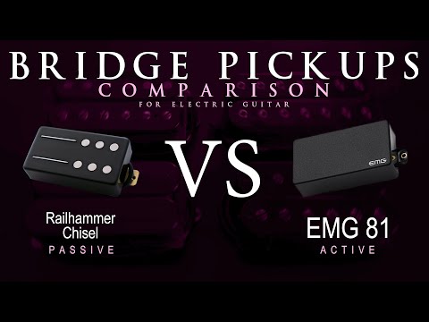 Railhammer CHISEL vs EMG 81 - Bridge Guitar Pickup Comparison Tone Demo