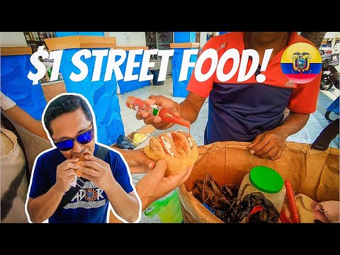 ECUADOR STREET FOOD TOUR!  EVERYTHING FOR $1 OR LESS!