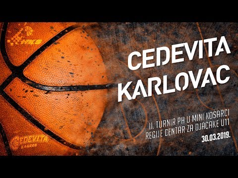 Cedevita - Karlovac // II. turnir PH u mini košarci U11 // 30.03.2019.