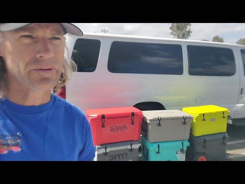 Van Life Cooler Review - Yeti vs RTIC, Ozark, Grizzly, Patriot, and Orca