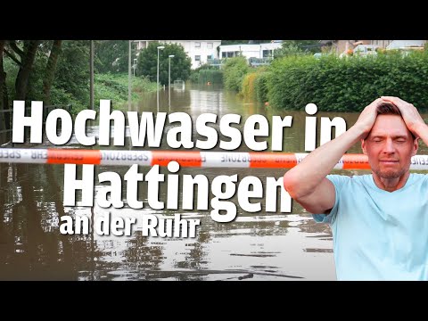 Hochwasser/ Überschwemmung durch Starkregen - Hattingen Ruhr 2021