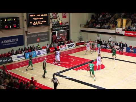 Korisliigan 1.välierä Tampereen Pyrintö - KTP Basket (2.5.2014) Highlights
