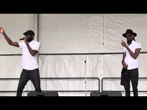 KAZUAL Boy Band Medley performing at the Columbus Ohio, Ohio State fair on August 1, 2025