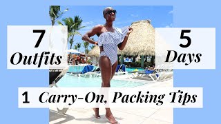 Pack with Me: 7 outfits for 5 days in a Carry-On | Travel Hacks | * Best Packing Tips*