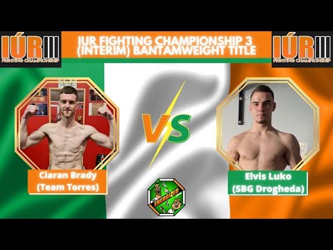 Ciaran Brady Vs Elvis Luko | IUR Interim Bantamweight Title | Energized's "The Face Off"