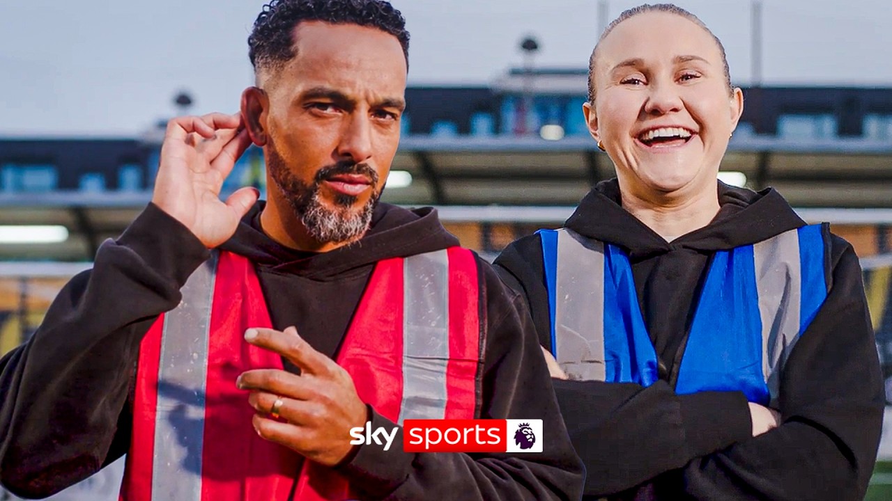 Theo Walcott and Izzy Christiansen train in a new trade with a football twist!