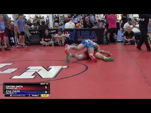 165 Lbs Round 3 (8 Team) - Zayden Smith, Oklahoma Red Vs Kyle Zulpo, Arkansas 789c
