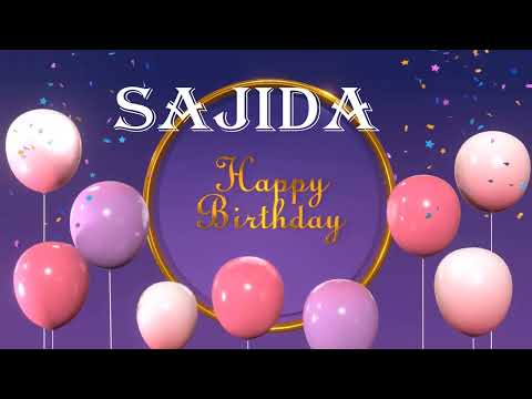 Sajida Birthday Song | Birthday Song Sajida| Happy Birthday Sajida |  @birthdaysongwithnames ​