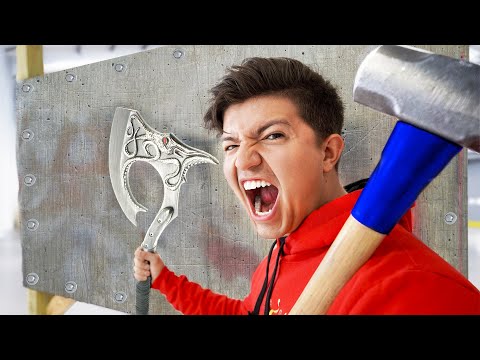 100 Layers of Steel vs Silk Challenge!  *surprising*