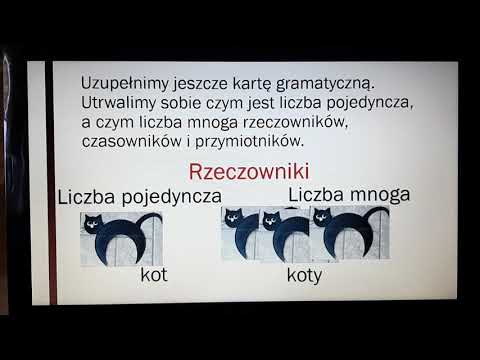 Piszemy zaproszenie i powtarzamy liczbę pojedynczą i mnogą
