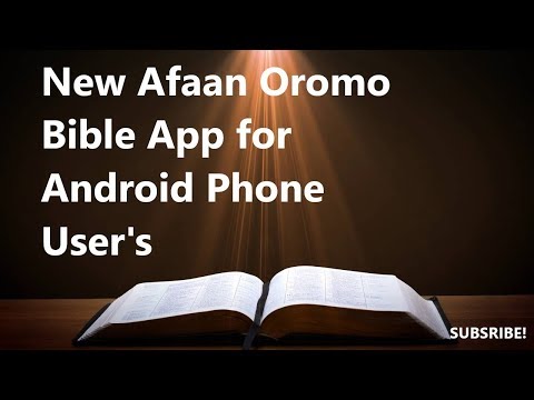 Holy Bible in Afaan Oromo Video