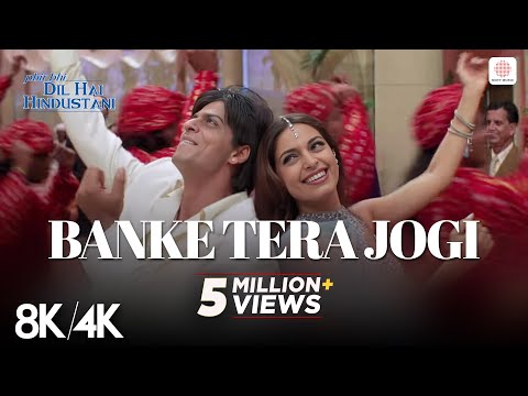 Banke Tera Jogi - 8K/4K Music Video | Shah Rukh K, Juhi | Phir Bhi Dil Hai Hindustani | Sonu & Alka