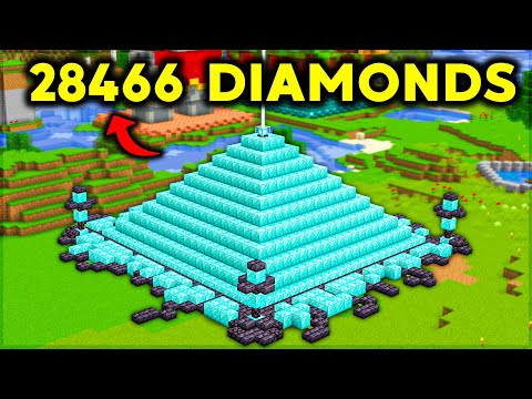 UNBELIEVABLE! Mining 28,466 Diamonds in Hardcore Minecraft