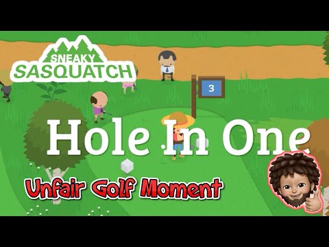 Sneaky Sasquatch - Unfair moment at Golf