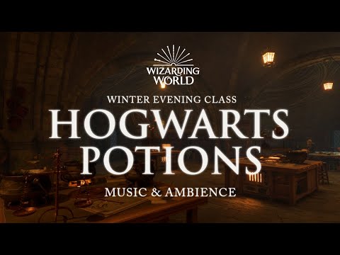 Potions Class on a Winter Evening | Harry Potter Music & Ambience | 3 Hours