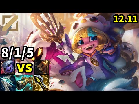 Tristana Mid vs Akshan - KR Master | Patch 12.11