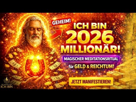 🌟💰 ICH BIN 2026 MILLIONÄR | Kraftvolle Meditation für Geld, Wohlstand und Fülle!