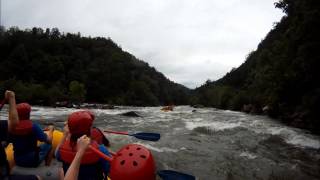 preview picture of video 'Middle Ocoee: Grumpy's Rapid: Commercial Rafting Trip August 2013'