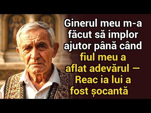 Ginerele m-a pus să implor ajutor — până fiul meu a aflat adevărul. Reacția lui a fost șocantă