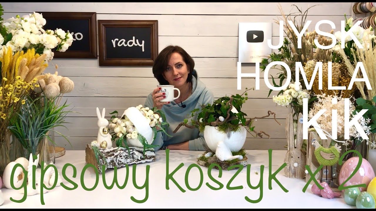 KOMPOZYCJA W KOSZYKU 2 WERSJE I HAUL ZAKUPOWY / DEKORACJA WIELKANOCNA / DIY