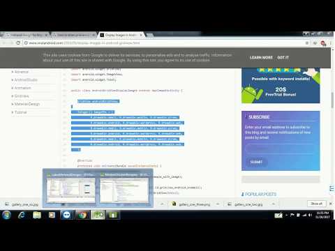 How To Set Gridview in Android Studio 3.0 part 1