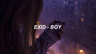 EXID (이엑스아이디) &#39;BOY&#39; (보이) Easy Lyrics