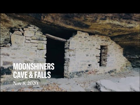Moonshiner's Cave and Falls, Near Devil's Den State Park, Winslow AR #waterfallsinarkansas