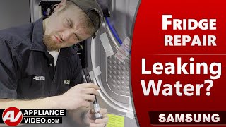 Refrigerator Repair: Drain Tube Is Leaking