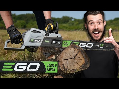 New Tools from EGO! 56V 20" EGO Chainsaw Review