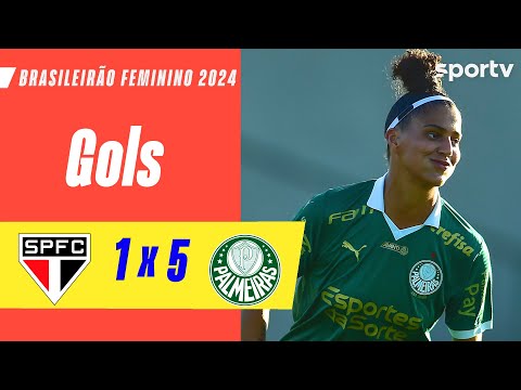 Gols e lances de São Paulo x Palmeiras