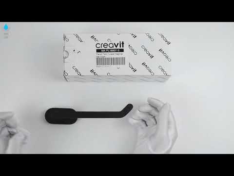 Creavit Toilettenpapierrollenhalter Schwarz PL18807-S video