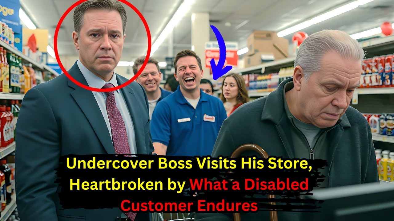 Undercover Boss Visits His Store, Heartbroken by What a Disabled Customer Endures