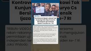 Nilai Ada Kejanggalan, Roy Suryo Cs Ngotot Uji Forensik Ijazah Jokowi, Foto Disebut Tak Sesuai Usia