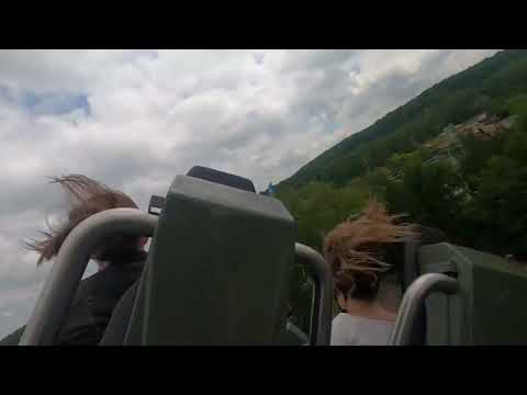 Kondaa Walibi last row POV 4K