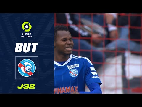 But Habib DIALLO (1' - RCSA) STADE DE REIMS - RC STRASBOURG ALSACE (0-2) 22/23