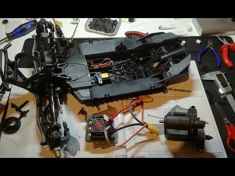 Axial Yeti XL Kit Aufbau Video 5/12 Servo, Regler, Slipper [deutsch/german]