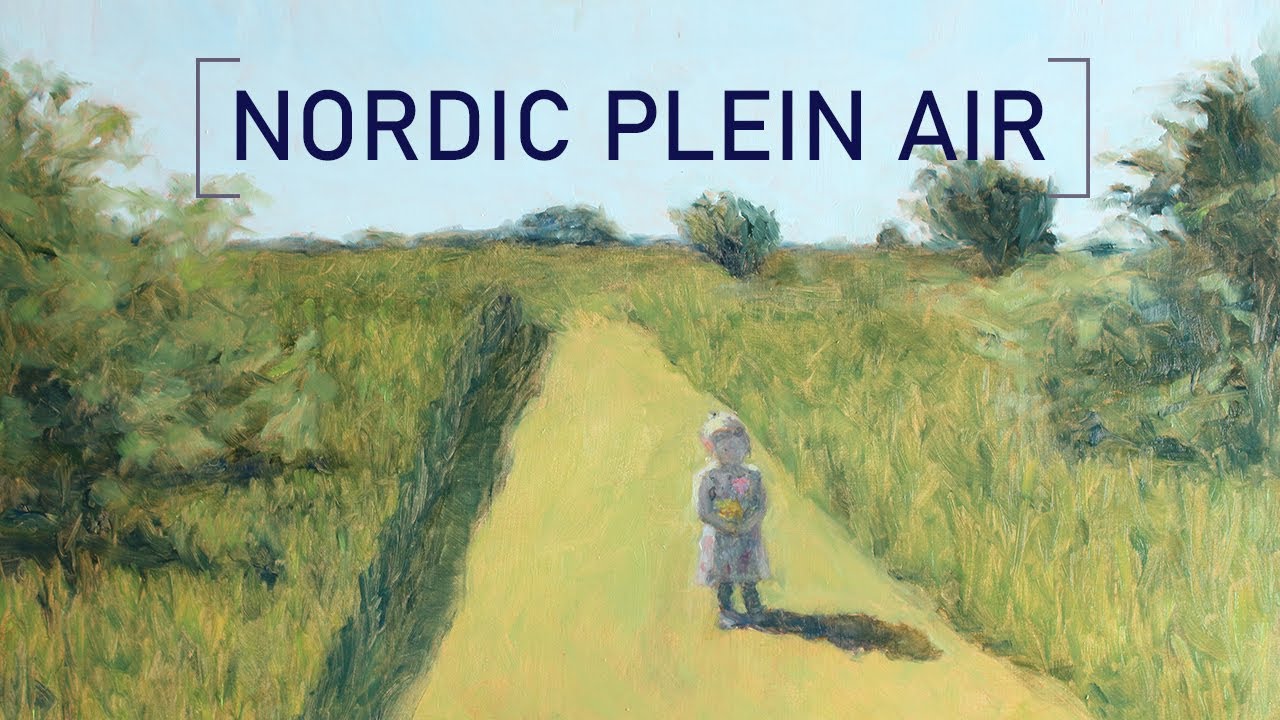 Painting GREEN GRASS in a SUMMER SCENE: en plein air in OILS